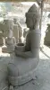 Product image 6 of the product “Seated Buddha in Thai style made of Riverstone, Holds a vessel in his hands, H. 150cm. ”